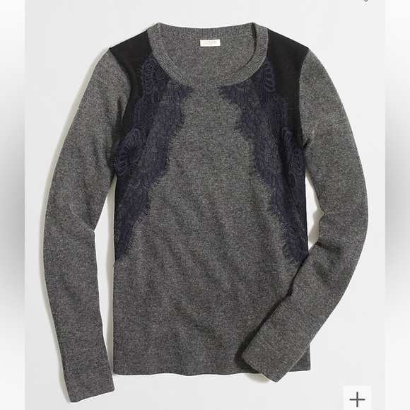 J. Crew Factory Sweaters - 🌼 3 for $15 🌼 J Crew Factory Lace Panel Sweater